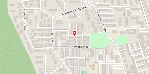 Karte der Umgebung von Tilsiter Str. 14, 63454 Hanau