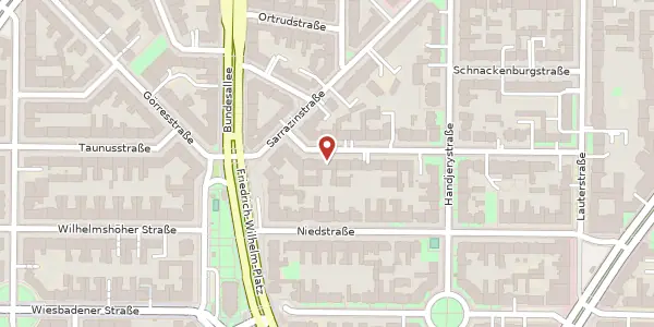Karte der Umgebung von Albestraße 21, 12159 Berlin