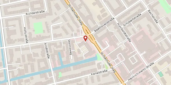 Karte der Umgebung von Winterhuder Weg 31, 3. OG, 22085 Hamburg