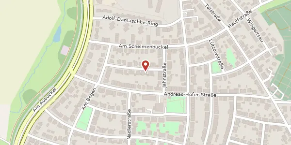 Karte der Umgebung von Gneisenaustraße 9, 68259 Mannheim