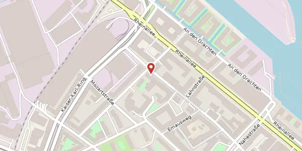 Karte der Umgebung von Wallaustraße 113, 55118 Mainz