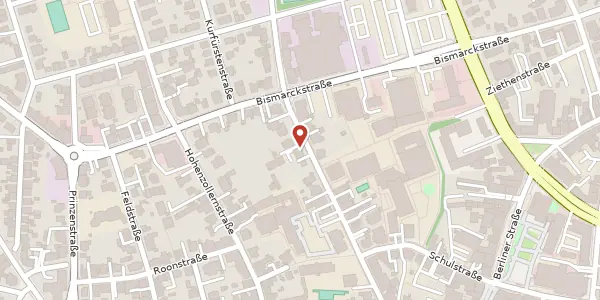 Karte der Umgebung von Moltkestr. 25, 33330 Gütersloh