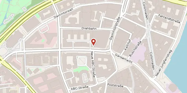 Karte der Umgebung von Valentinskamp 91, 20354 Hamburg