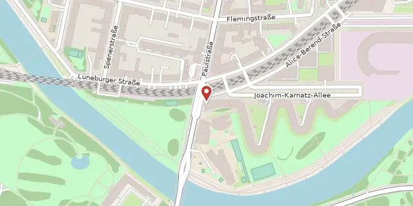Karte der Umgebung von Joachim-Karnatz-Allee 47, 10557 Berlin