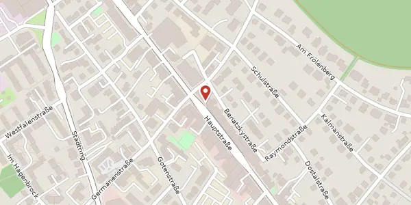 Karte der Umgebung von Hauptstr. 98, 33647 Bielefeld