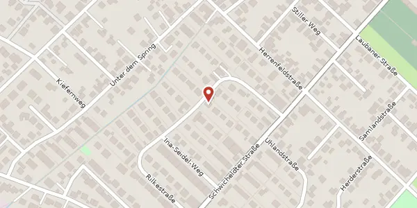 Karte der Umgebung von Rilkestraße 17, 31228 Peine