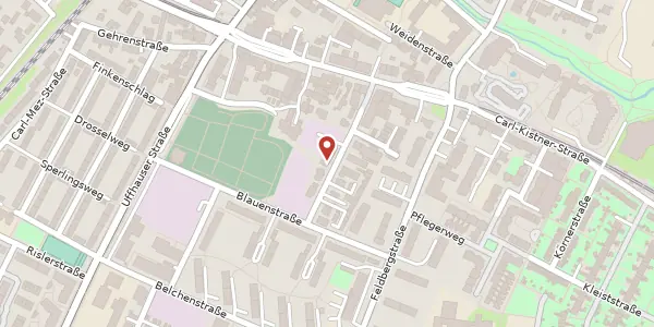 Karte der Umgebung von Langackerweg 12, 79115 Freiburg im Breisgau