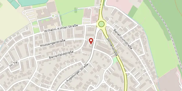 Karte der Umgebung von Augsburger Str. 69, 86956 Schongau