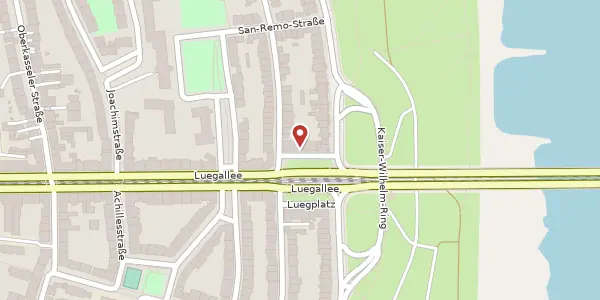 Karte der Umgebung von Luegplatz 4, 40545 Düsseldorf