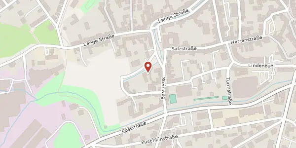 Karte der Umgebung von Steinweg 23, 99947 Bad Langensalza