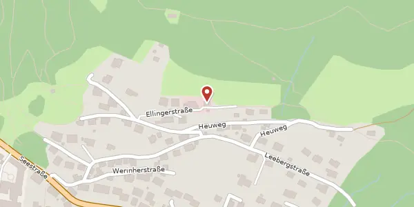 Karte der Umgebung von Ellingerstr. 10 a, 83684 Tegernsee