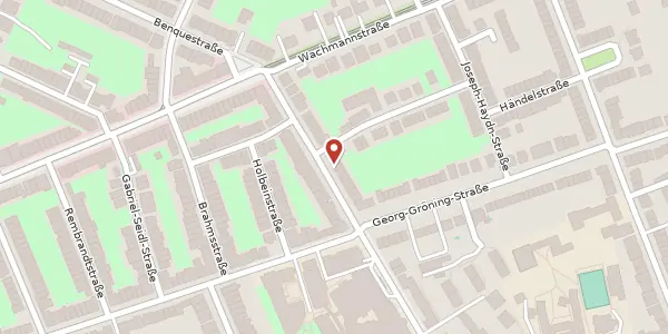 Karte der Umgebung von Schubertstraße 31, 28209 Bremen