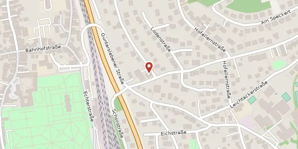 Karte der Umgebung von Hofweg 22, 97209 Veitshöchheim