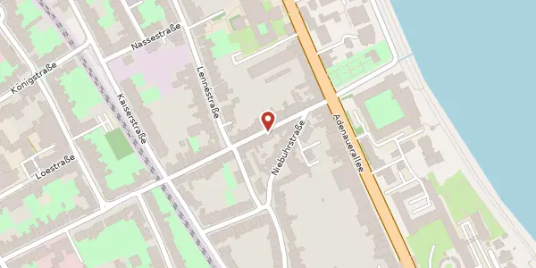 Karte der Umgebung von Weberstr. 7-9, 53113 Bonn