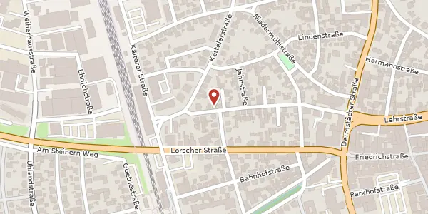 Karte der Umgebung von Friedrich-Ebert-Str. 45, 64646 Heppenheim