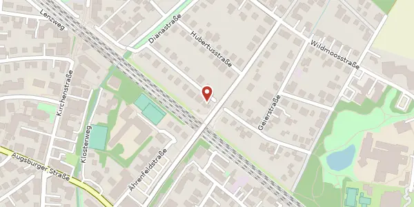 Karte der Umgebung von Jägerstr. 16, 82194 Gröbenzell
