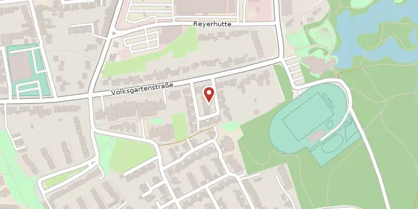 Karte der Umgebung von Volksgartenstr. 222 a, 41065 Mönchengladbach