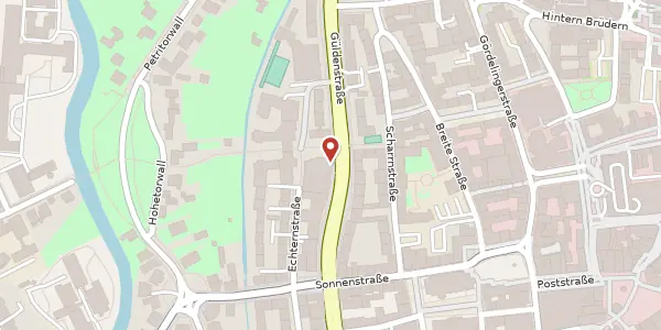Karte der Umgebung von Güldenstraße 28, 38100 Braunschweig