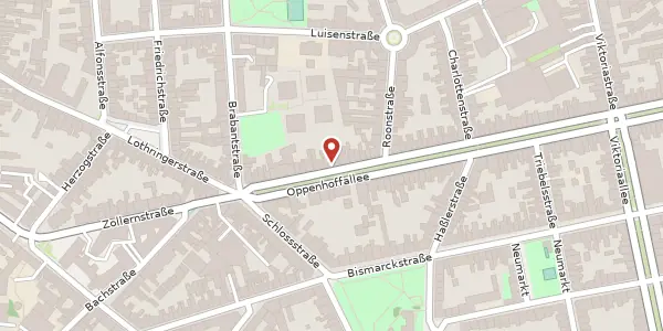 Karte der Umgebung von Oppenhoffallee 29, 52066 Aachen