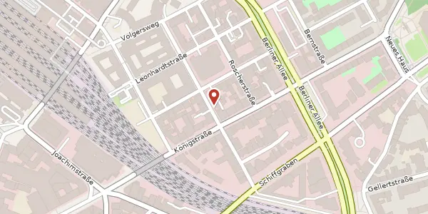 Karte der Umgebung von Hinüberstraße 4, 30175 Hannover