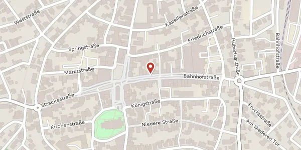 Karte der Umgebung von Bahnhofstr. 4, 59929 Brilon