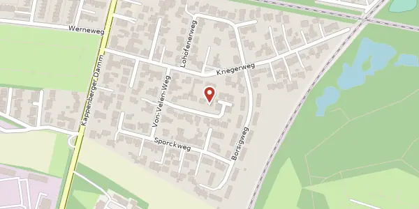 Karte der Umgebung von Von-Velen-Weg 15, 48153 Münster