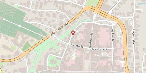Karte der Umgebung von Nürnburger Str. 8, 26603 Aurich