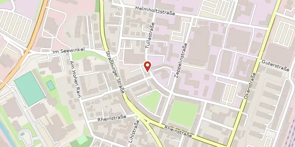 Karte der Umgebung von Tullastraße 27, 77652 Offenburg