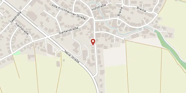 Karte der Umgebung von Bissinger Straße 16, 73230 Kirchheim/Teck