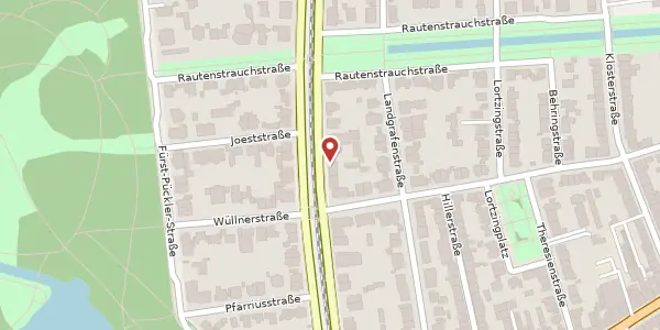 Karte der Umgebung von Stadtwaldgürtel 40, 50931 Köln