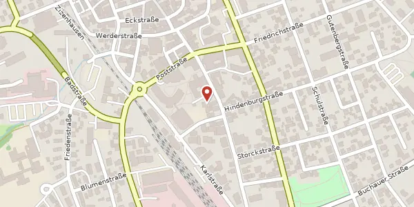 Karte der Umgebung von Hauptstraße 104/1, 88348 Bad Saulgau