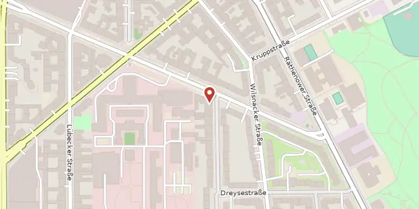 Karte der Umgebung von Bandelstraße 21, 10559 Berlin