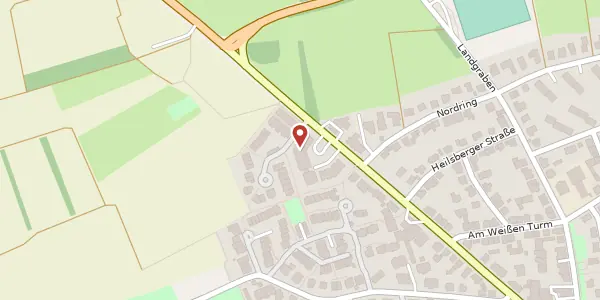 Karte der Umgebung von Vilbeler Landstraße 255, 60388 Frankfurt