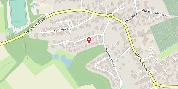 Karte der Umgebung von Hülsebecken Wiese 13, 58640 Iserlohn