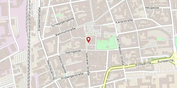 Karte der Umgebung von Speyerer Straße 7, 67227 Frankenthal (Pfalz)