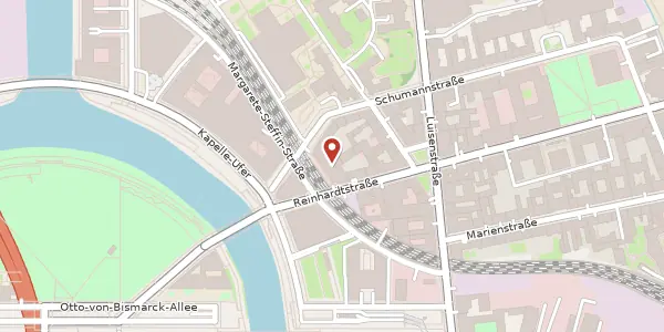 Karte der Umgebung von Reinhardtstraße 52, 10117 Berlin