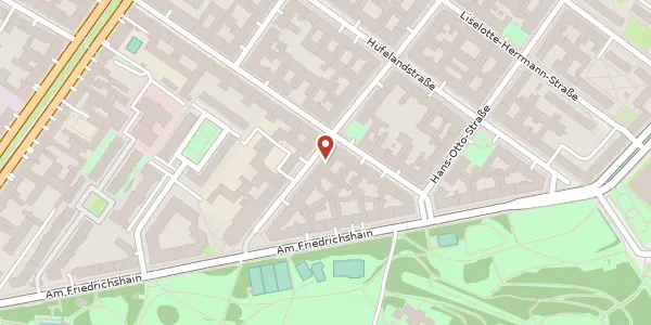 Karte der Umgebung von Bötzowstraße 12, 10407 Berlin