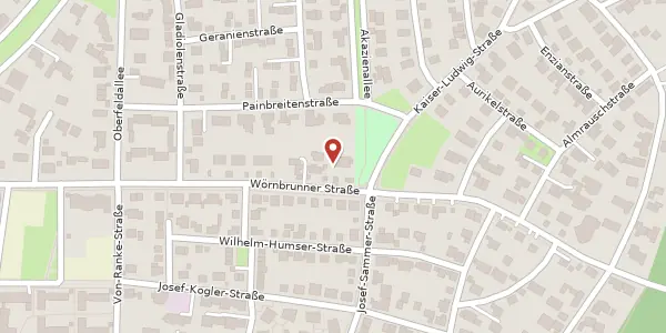 Karte der Umgebung von Wörnbrunner Str. 27, 82031 Grünwald
