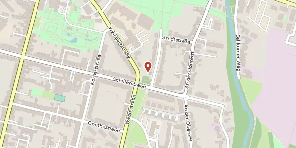 Karte der Umgebung von Weingartstr. 71, 41464 Neuss
