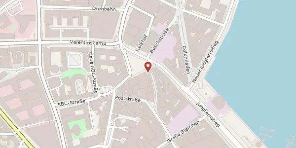 Karte der Umgebung von Gerhofstraße 29, 20354 Hamburg