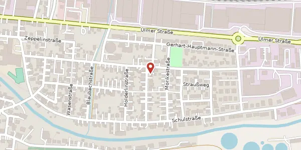 Karte der Umgebung von Hauffstraße 20, 73066 Uhingen