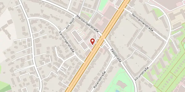 Karte der Umgebung von Krefelder Str. 153, 52070 Aachen