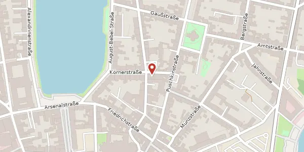 Karte der Umgebung von Körnerstraße 4, 19055 Schwerin