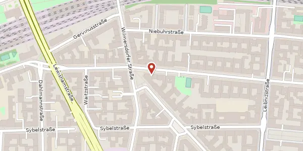 Karte der Umgebung von Mommsenstraße 45, 10629 Berlin