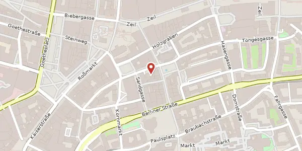 Karte der Umgebung von Bleidenstr. 3, 60311 Frankfurt