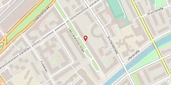 Karte der Umgebung von Leo-Leistikow-Allee 45, 22081 Hamburg