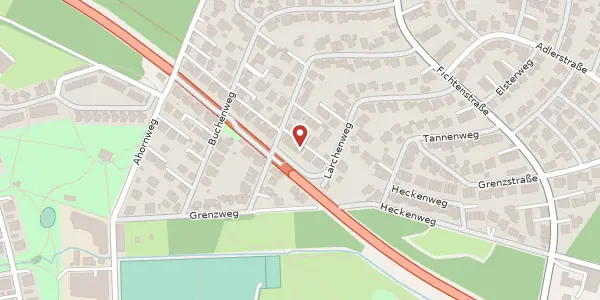 Karte der Umgebung von Lärchenweg 34, 61440 Oberursel