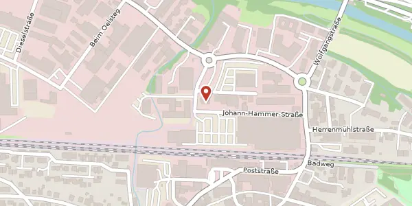 Karte der Umgebung von Johann-Hammer-Str. 22, 97980 Bad Mergentheim