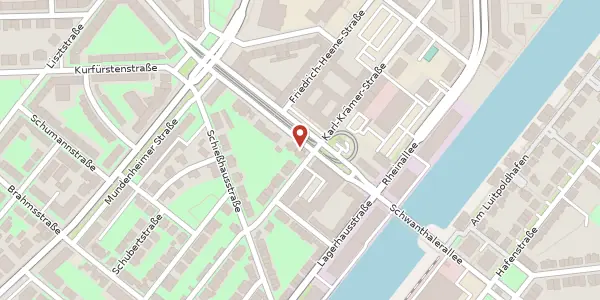 Karte der Umgebung von Wittelsbachstraße 5 a, 67061 Ludwigshafen am Rhein
