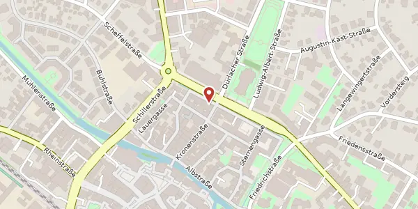 Karte der Umgebung von Pforzheimer Str. 12A, 76275 Ettlingen